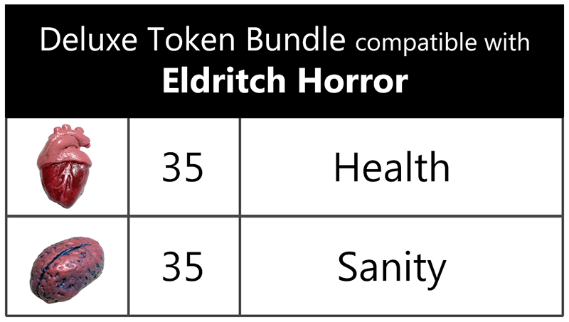 Top Shelf Gamer - Deluxe Token Bundle compatible with Eldritch Horror