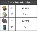 Top Shelf Gamer - Deluxe Token Bundle for Scythe (set of 80)