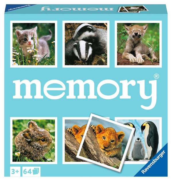 Memory - Animal Babies Large Memory Game