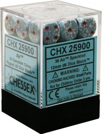 Chessex - 36D6 - Speckled Air Elemental Set
