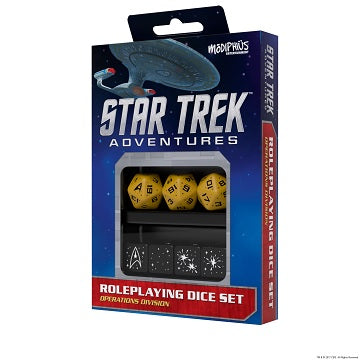 Star Trek Adventures - Dice Set: Operations Gold