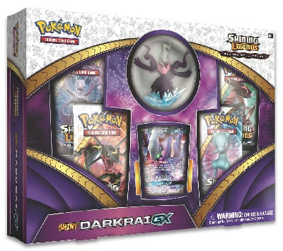 Pokemon - Shining Legends: Shiny Darkrai Figure GX Box