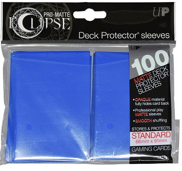 Ultra Pro - PRO-Matte Eclipse 100ct Matte Standard Deck Protector Sleeves: Pacific Blue