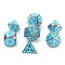 Metal Gothica Dice Set - Sinister Blue (7)