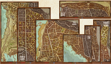 Dungeons & Dragons: Waterdeep - Wards Map Set