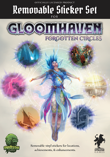 Gloomhaven Removable Sticker Set (For Forgotten Circles)