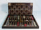 Backgammon Set: 19" Floral Decoupage
