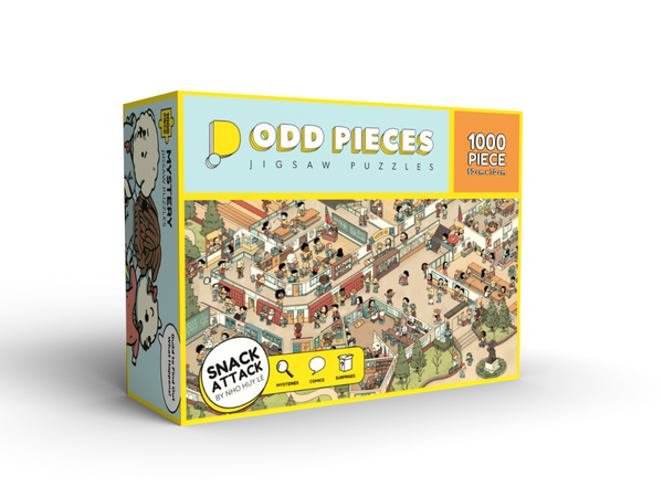 Puzzle - Odd Pieces - Snack Attack (1000 Pieces)