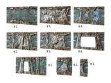 Battle Systems Scifi Terrain Ruined Catacombs Set (Import)
