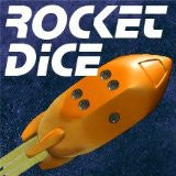 Rocket Dice d6 Pips - Orange