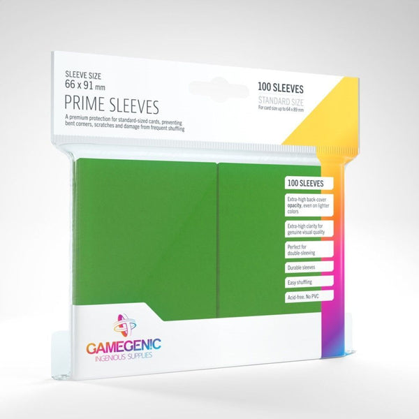 Gamegenic - Prime Sleeves - Green (100ct)