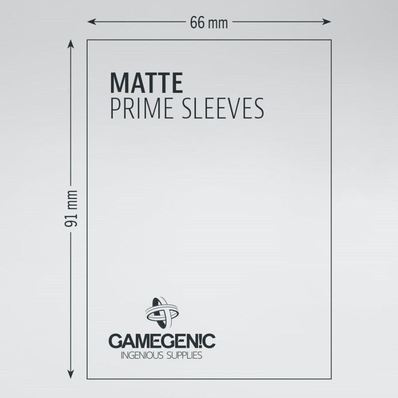 Gamegenic - Matte Prime Sleeves - White (100ct)