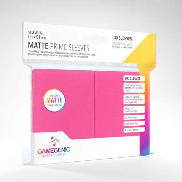 Gamegenic - Matte Prime Sleeves - Pink (100ct)