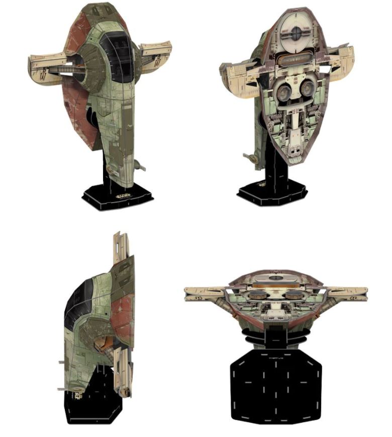 3D Puzzle: Star Wars: The Mandalorian: Boba Fett's Starfighter