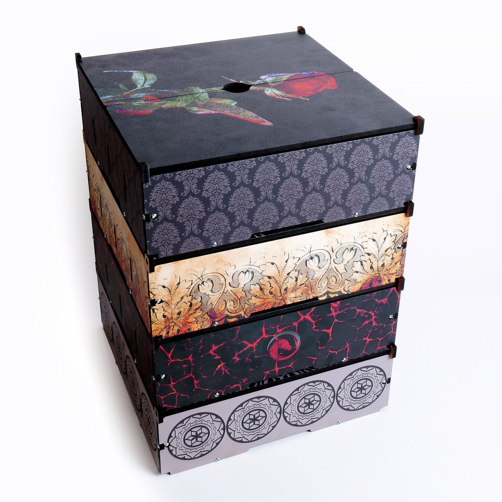 E-Raptor - Card Storage Case Mandala