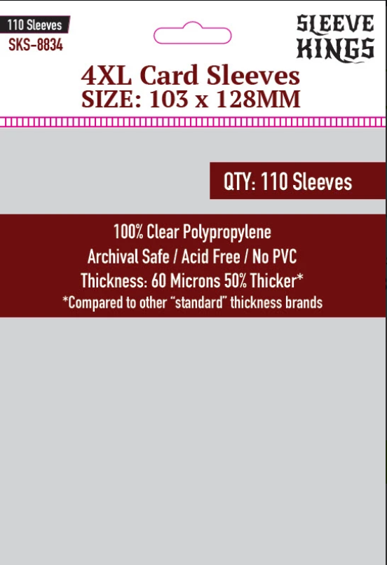 Sleeve Kings - 4XL Sleeves (110 pack)