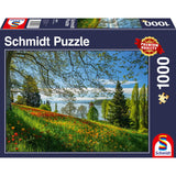 Puzzle - Schmidt Spiele - Tulips Flowering, Frühlingsallee, Mainau Island (1000 Pieces)