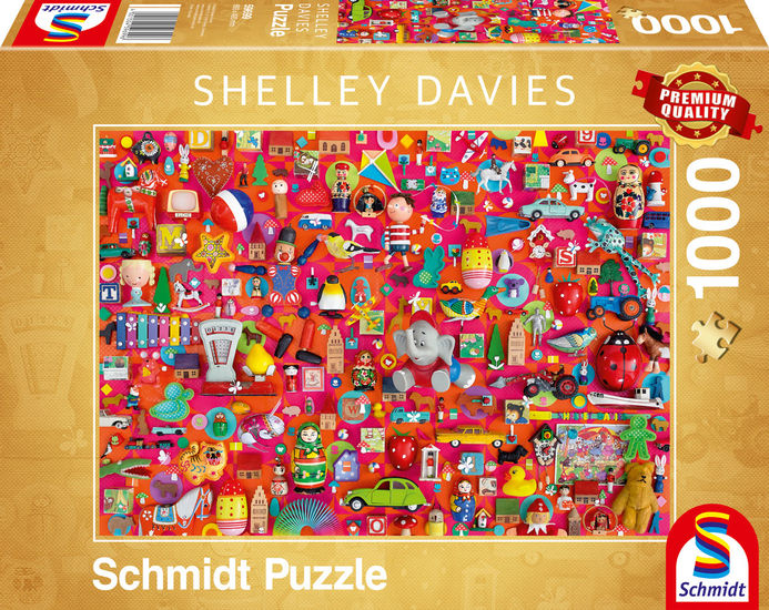 Puzzle - Schmidt Spiele - Shelley Davies: Vintage Toys (1000 pieces)