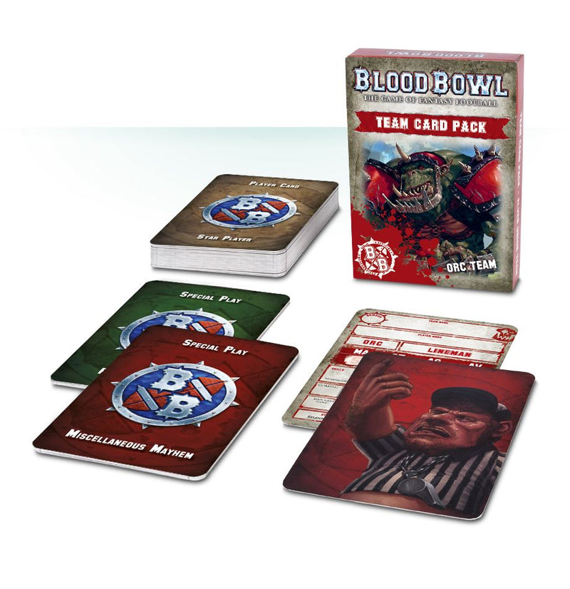 Games Workshop - Blood Bowl Team Card Pack: Orc Team