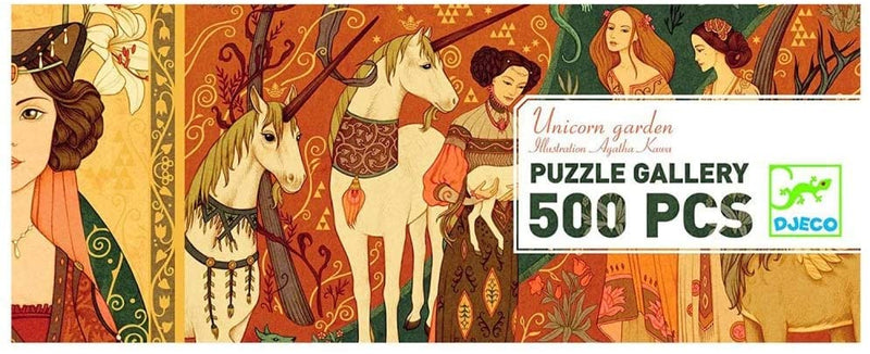 Puzzle - Djeco - Unicorn Garden (500 Pieces)