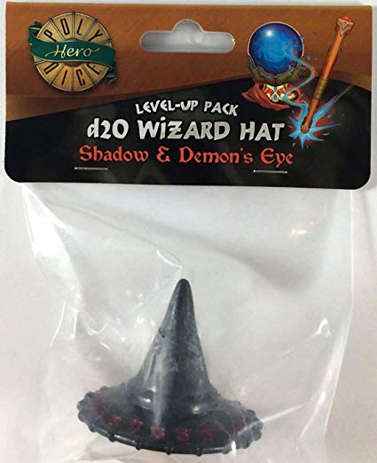 PolyHero Dice: 1d20 Wizard's Hat - Shadow