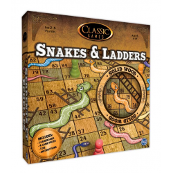 Snakes & Ladders (Wood)