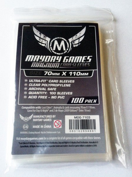 Mayday Sleeves - Magnum Ultra-Fit "Lost Cities" Card Sleeves (100 Pack Standard Protection)