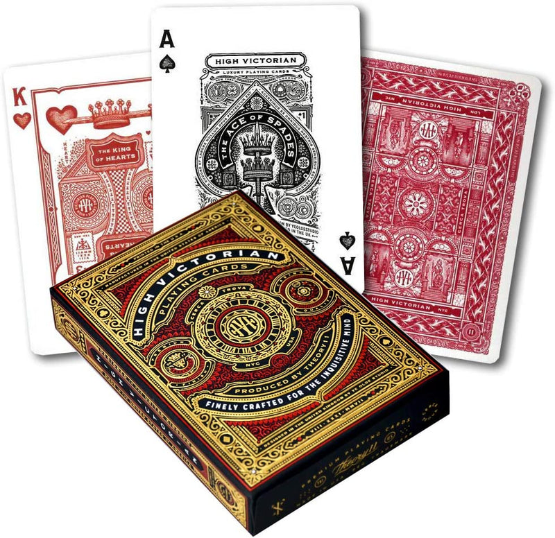 Bicycle Playing Cards - Theory-11 High Victorian (Red)