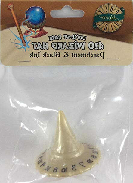 PolyHero Dice: 1d20 Wizard's Hat - Parchment