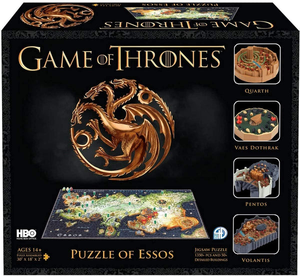 Puzzle - 4D Cityscape - Game of Thrones: Puzzle of Essos (1391 Pieces)