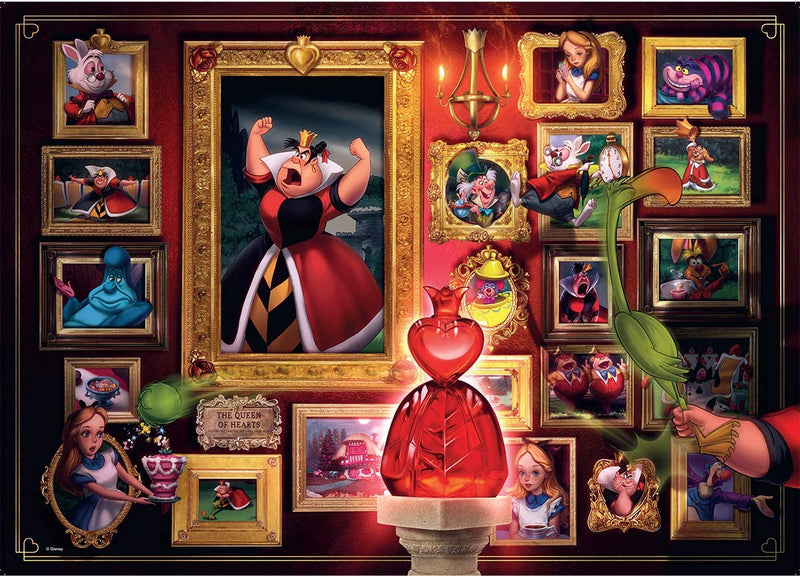 Puzzle - Ravensburger - Disney Villainous: Queen of Hearts (1000 Pieces)