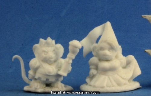 Reaper Miniatures - Mousling King and Princess