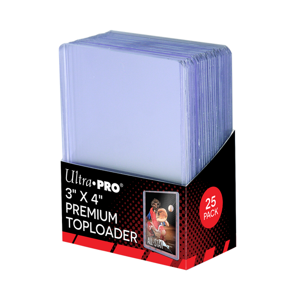 Ultra Pro - Ultra Clear Premium Toploaders Card Sleeves (25ct) for 3"x 4"