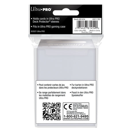 Ultra Pro - PRO 80+ Deck Box: Clear