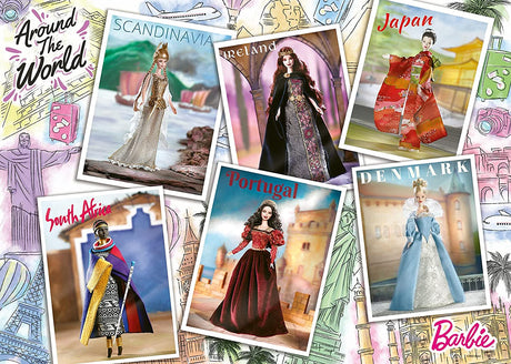 Puzzle - Ravensburger  - Barbie: Around The World (1000 Pieces)