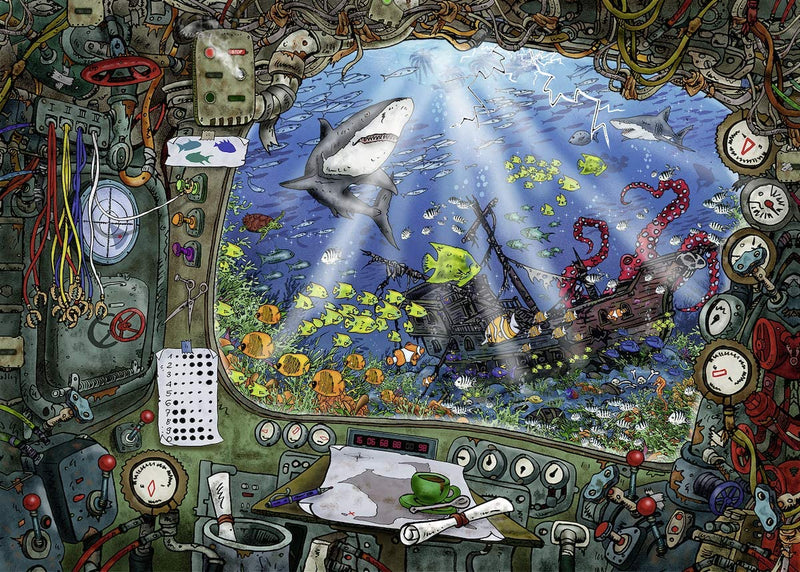 Puzzle - Ravensburger - Escape Puzzle: Submarine (759 Pieces)