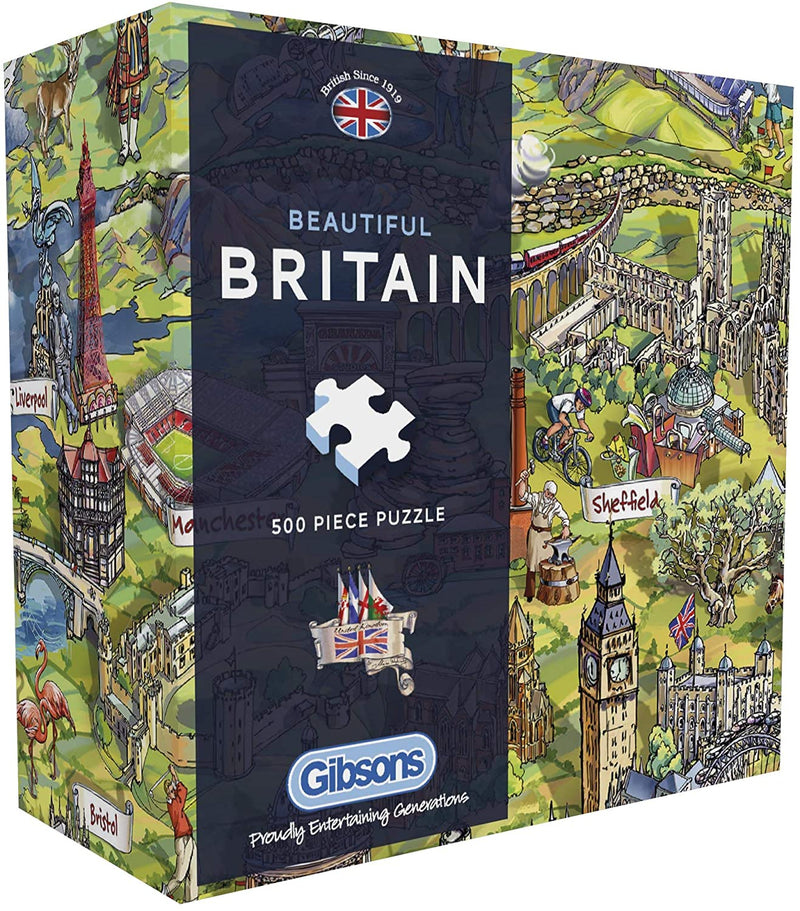 Puzzle - Gibsons - Beautiful Britain (500 Pieces)