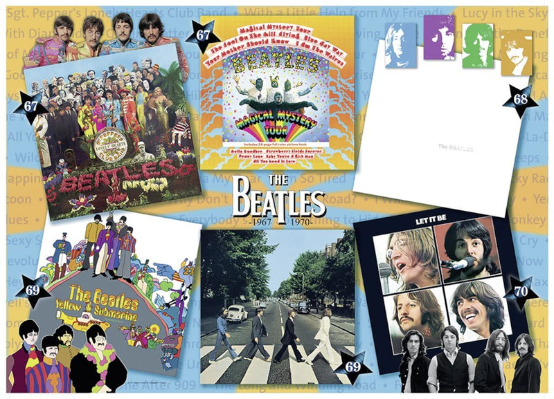 Puzzle - Ravensburger - The Beatles: Albums 1967-1970 (1000 Pieces)