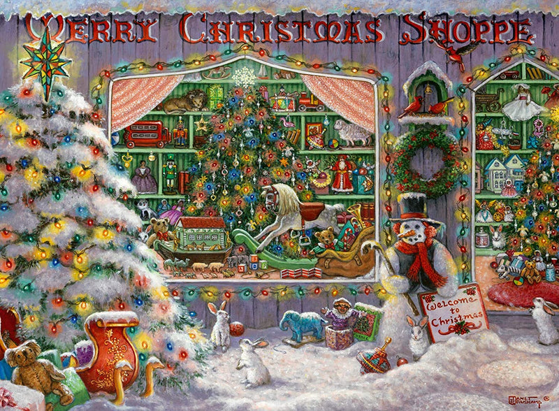 Puzzle - Ravensburger  - The Christmas Shop (500 Pieces)