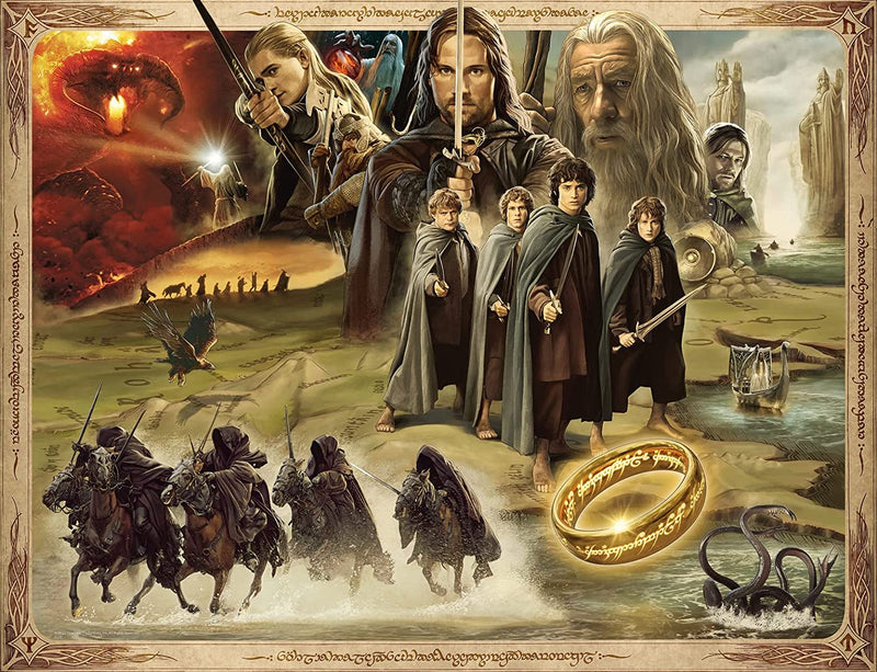 Puzzle Ravensburger - Lord of the Rings: The Fellowship of the Ring (2000 Pieces)