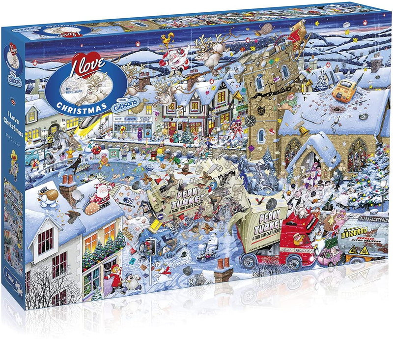 Puzzle - Gibsons - I Love Christmas (1000 Pieces)