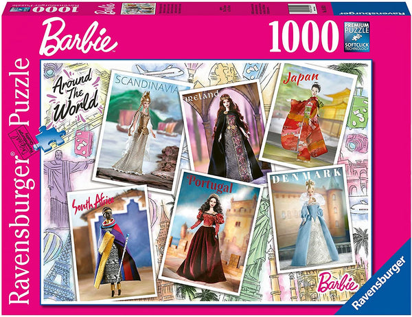 Puzzle - Ravensburger  - Barbie: Around The World (1000 Pieces)