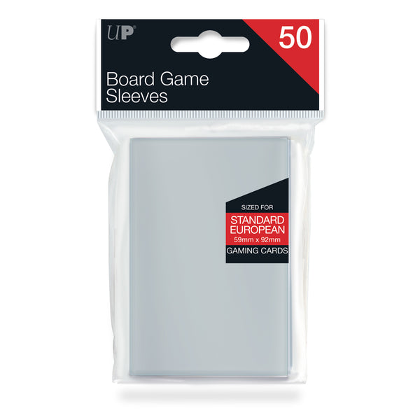 Ultra Pro - Standard European Size Board Game Sleeves (50ct) for 59mm X 92mm Cards