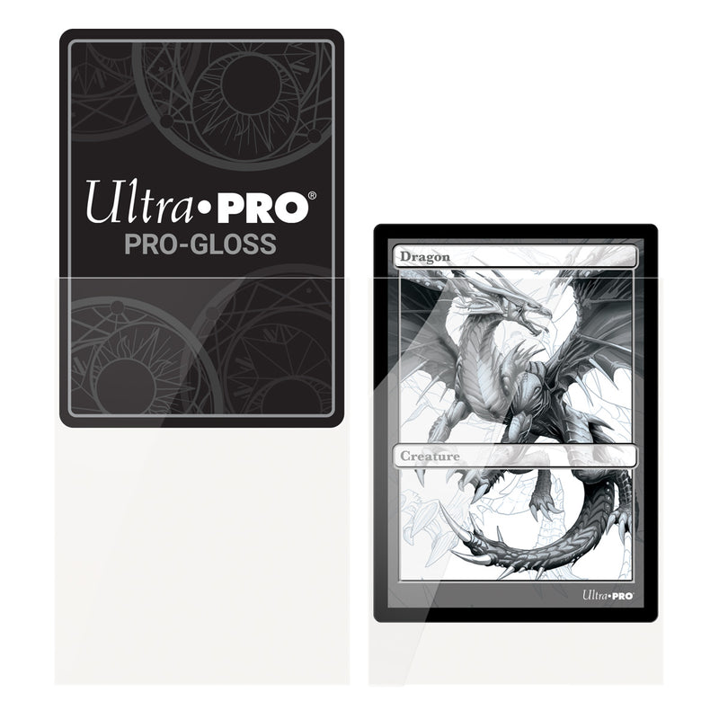 Ultra Pro - PRO-Gloss 50ct Standard Deck Protector® sleeves: Clear