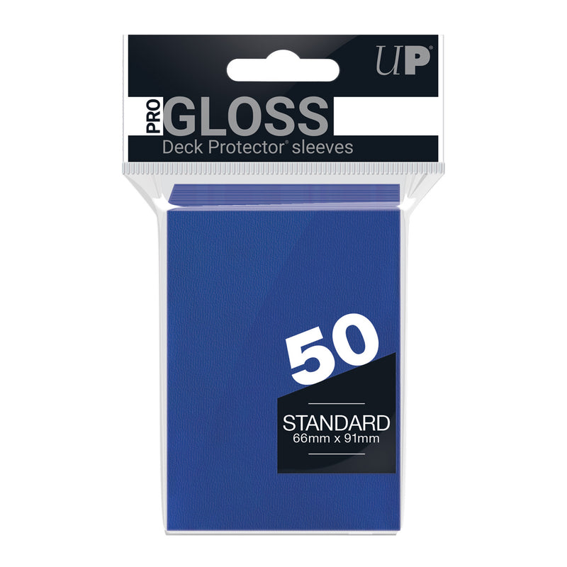 Ultra Pro - PRO-Gloss 50ct Standard Deck Protector® sleeves: Blue