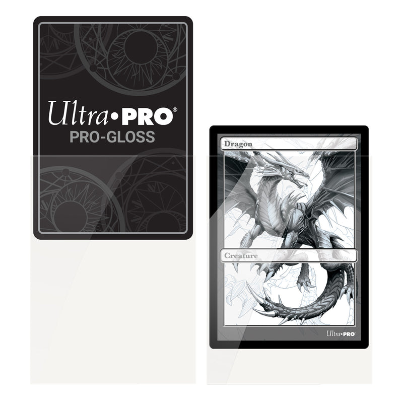 Ultra Pro - PRO-Gloss 100ct Standard Deck Protector® sleeves: Clear