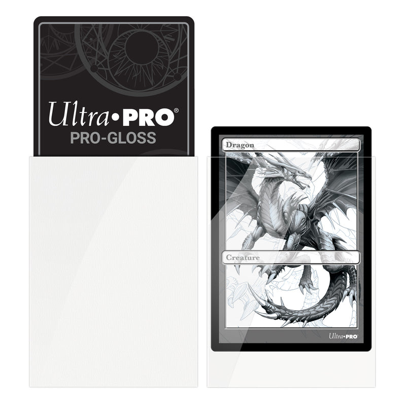 Ultra Pro - PRO-Gloss 100ct Standard Deck Protector® sleeves: White