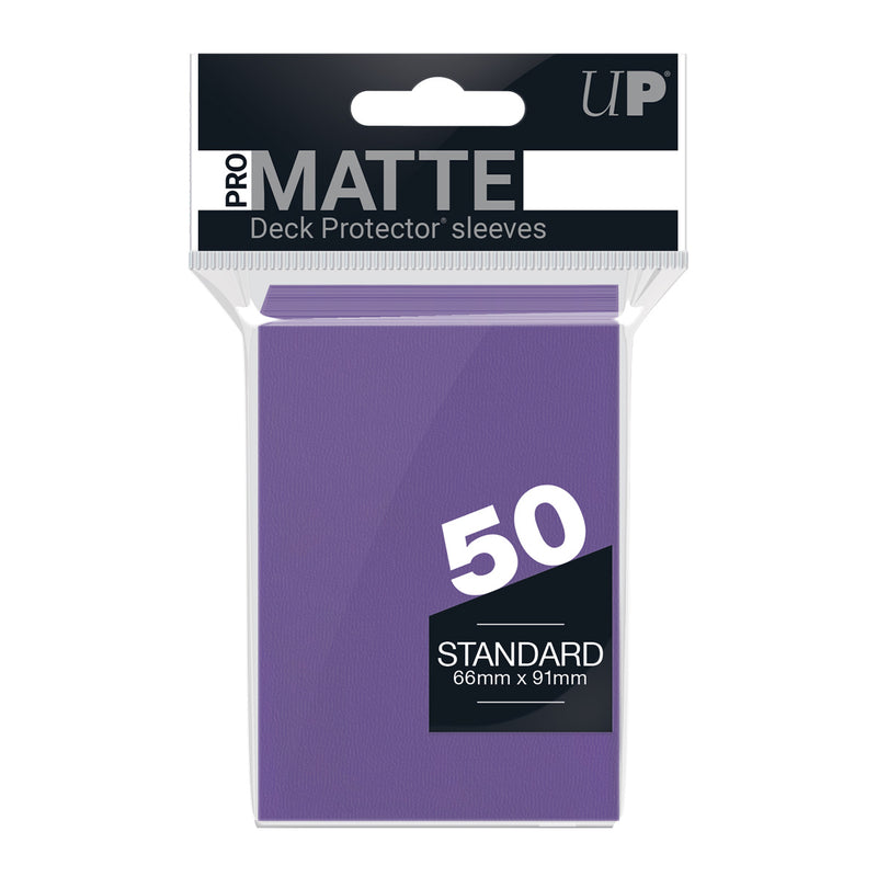 Ultra Pro - PRO-Matte 50ct Standard Deck Protector® sleeves: Purple