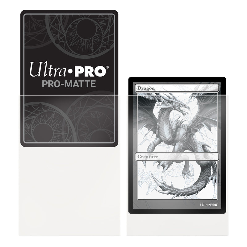 Ultra Pro - PRO-Matte 100ct Standard Deck Protector® sleeves: Clear