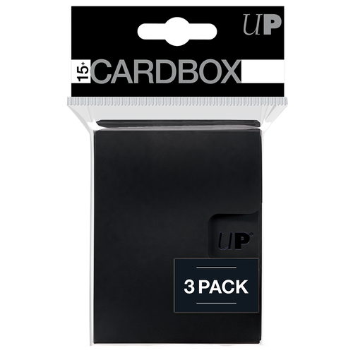 Ultra Pro - PRO 15+ Card Boxes 3-pack: Black